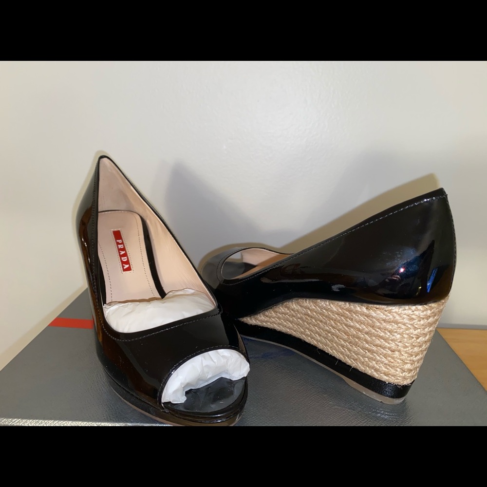 Prada wedges